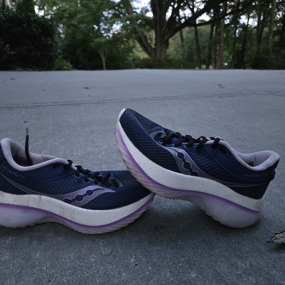 Saucony Women's Navy and Purple Athletic Shoes